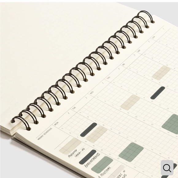 Cloth & Paper Time Block Notebook - Picture 2 of 4